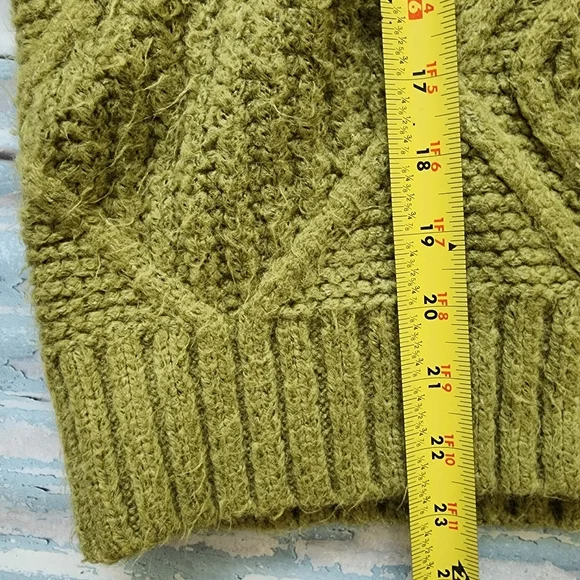 Caslon olive green turtle neck sweater - Picture 7 of 7